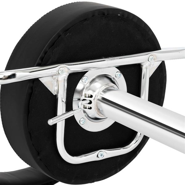 SSJ-105 High-grade Round Back Cushion Bar Stool Black