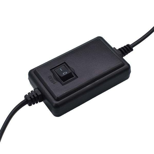 110V Portable 7W Ultraviolet UV Disinfection Lamp Power Cord Length 1.1M US Regulations Black