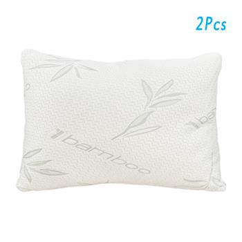 2pcs Gel Particle Crushed Cotton Pillows Queen