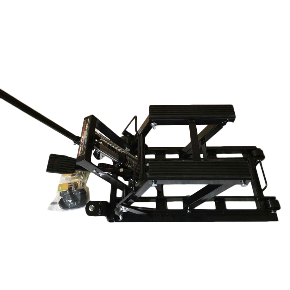 Motorcycle Dirt Bikes ATV 1500lbs Steel Lift Stand Black view 2