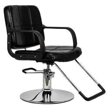 HC125 Woman Barber Chair Hairdressing Chair Black