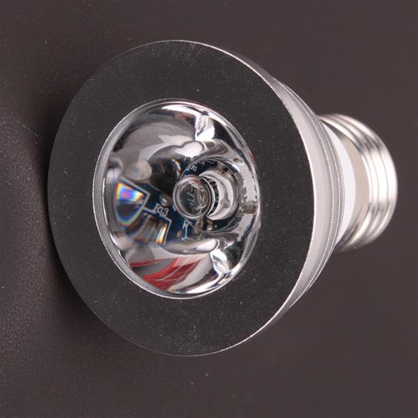 E27 3W 85V-265V 16-color Remote Control LED Spotlight