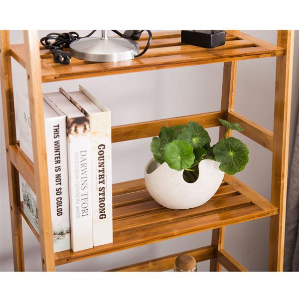 [48*30*119CM] T-Shaped Bookshelf Wood Color
