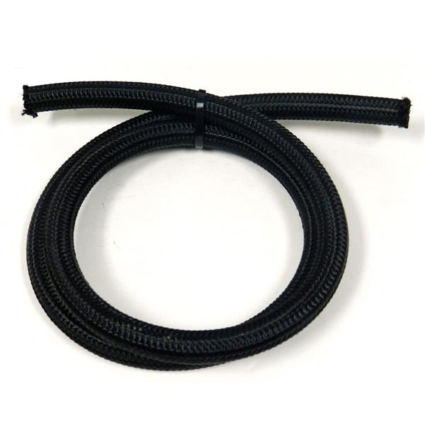 10AN 10Ft General Type Stainless Steel Braided Fuel Hose Black