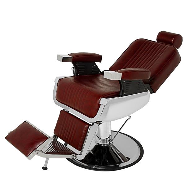 All Purpose Recline Hydraulic Barber Chair Heavy Duty Salon Spa Beauty Equipment Burgundy