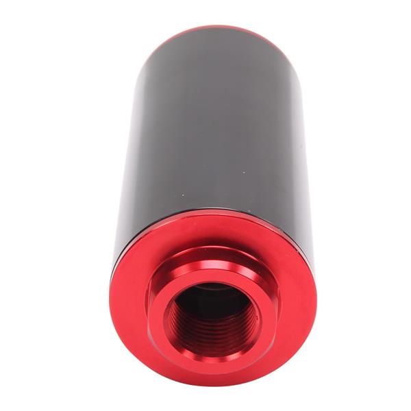 Fuel Filter 100 Micron  6AN/8AN/10AN Three Pairs Of Interfaces 106mm*50mm Red