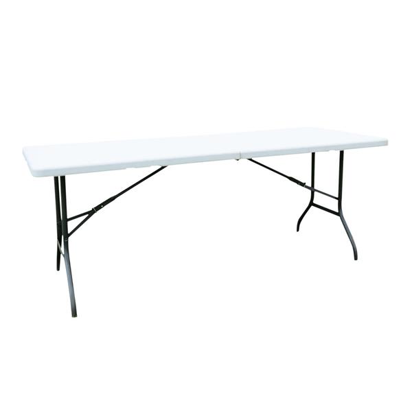 6' Folding Table Portable Plastic Indoor Outdoor Picnic Party Dining Camping Tables