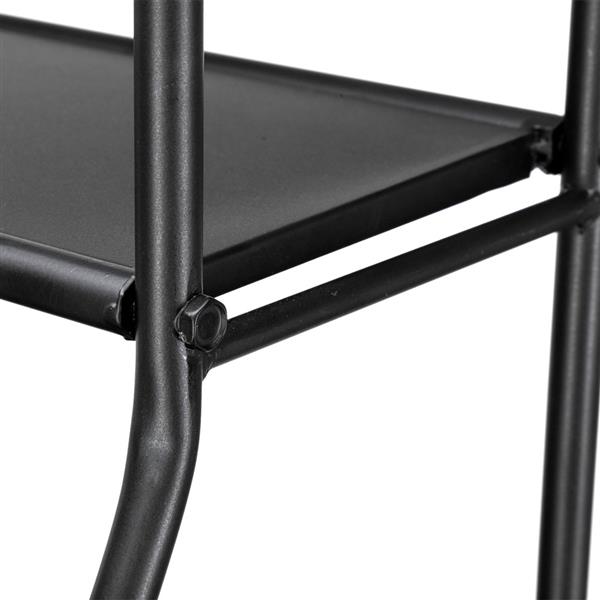 3-Tier The Toilet Bathroom Rack Black