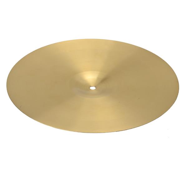 Professional 16" 0.7mm Copper Alloy Crash Cymbal for Drum Set Golden