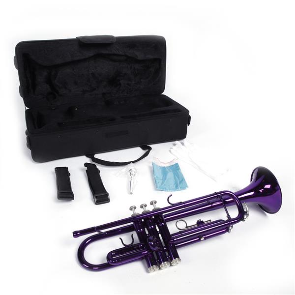 Brass B Flat Trumpet Violet