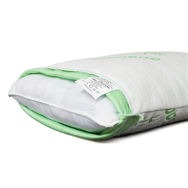 Premium Firm Hypoallergenic Bamboo Fiber Memory Foam Pillow Queen (Single)