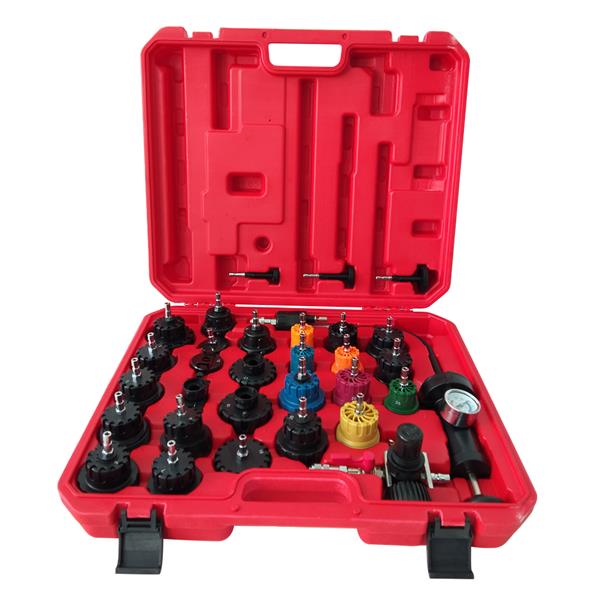 33Pcs Cooling System Radiator Pressure Tester Test Tool Kit