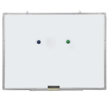 Single Sided Magnetic Dry-Erase Whiteboard with Marker & Eraser & 2pcs Magnets 90*60cm
