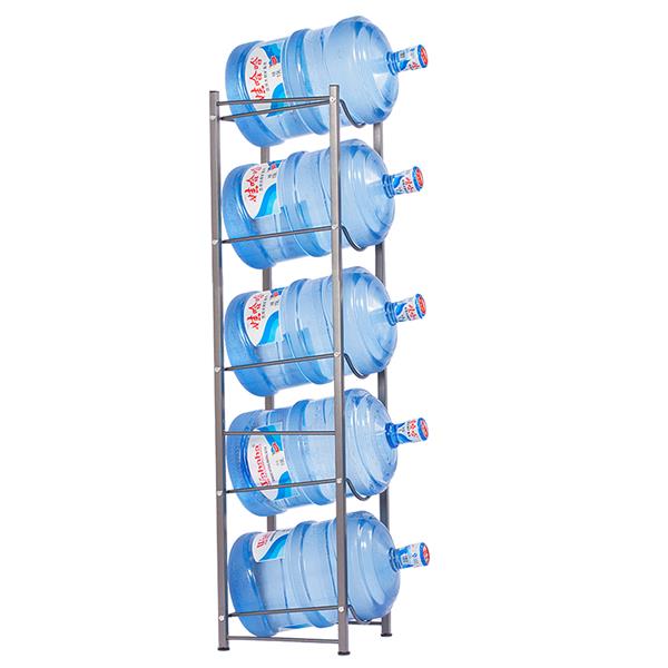 5-Tier Water Rack Stainless Steel Heavy Duty Water Cooler Jug Rack