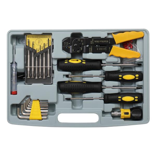 99PC-Machine Tool Set Grey Black