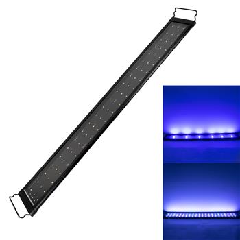 18W 66LED Full Spectrum Sea Coral Lamp 35.43inch Black US Standard ZC001224 (Suitable For 35.43-43.3inch Long Aquarium)