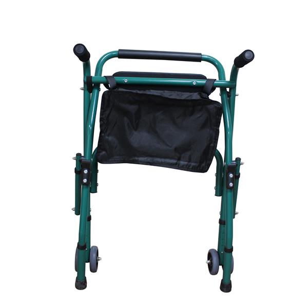 With Seat Iron Pipe Walker 4201 Green