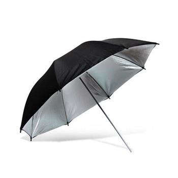 Kshioe 33\\" Studio Photo Lighting Flash Reflective Black and Silver Umbrella (Do Not Sell on Amazon)