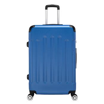 3-in-1 Portable ABS Trolley Case 20\\" / 24\\" / 28\\" Dark Blue