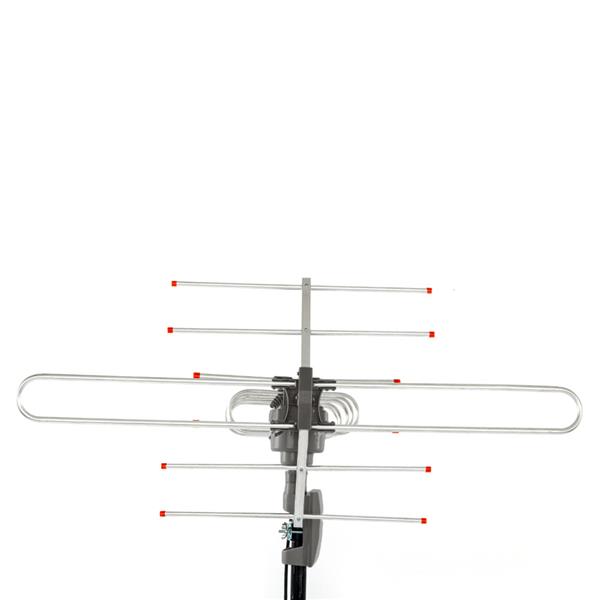 TA-101G 360°Rotation UV 45-860MHz 22-38dB Open Antenna Silver