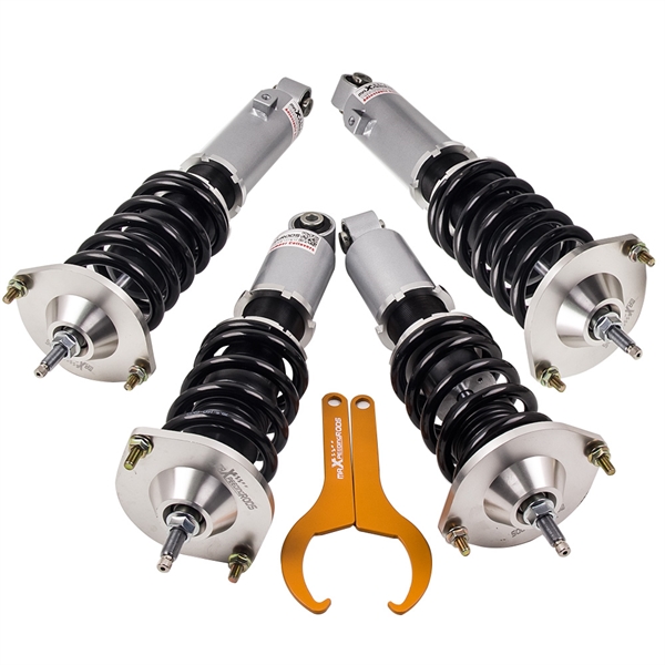 24 Ways Damper Coilovers for Mazda Miata MX5 90-05 NA6C NA8C NB8C Gray