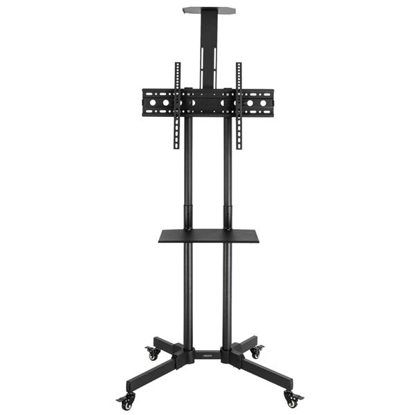 TSY 1600 32-70" TV Mobile Cart Weight Bearing 60kg Maximum VESA 400*600 Up and Down Adjustable 15° with Pulley Tray Camera Bracket