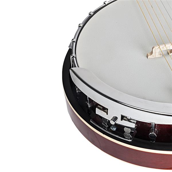 Top Grade Exquisite Professional Sapelli Notopleura Wood Alloy 6-string Banjo