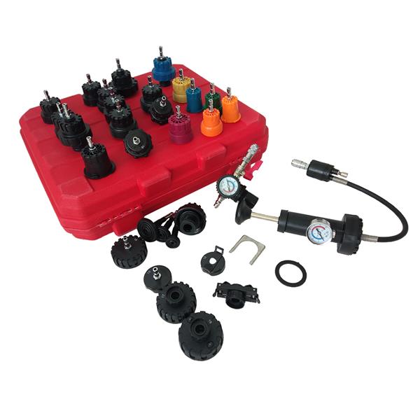 33Pcs Cooling System Radiator Pressure Tester Test Tool Kit