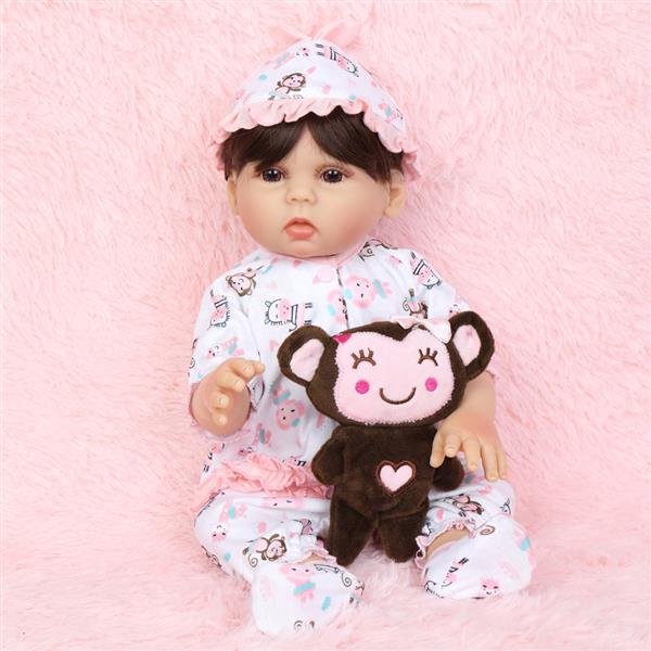 Full Glue Simulation Doll: 18 Inches Baby Monkey Costume