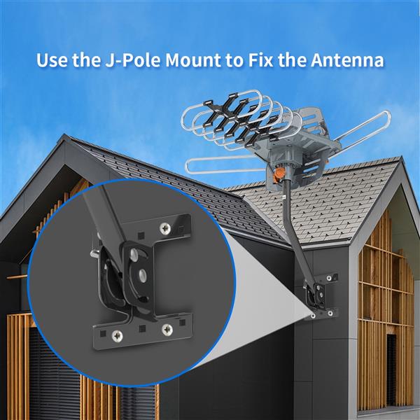 28-36dB 360° UV Dual-band Outdoor Antenna US Plug