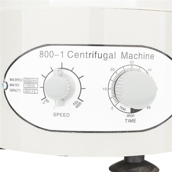 800-1 110V Centrifugal Machine Silver Gray