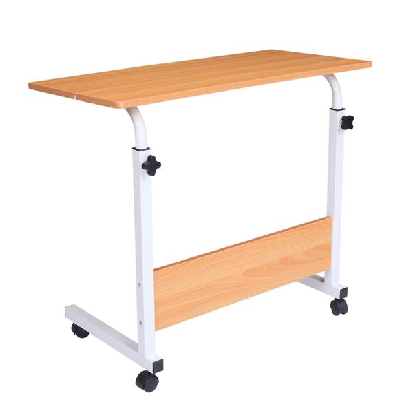 Large-Size Portable Multi-Purpose Computer Desk Baffle - Beech Color