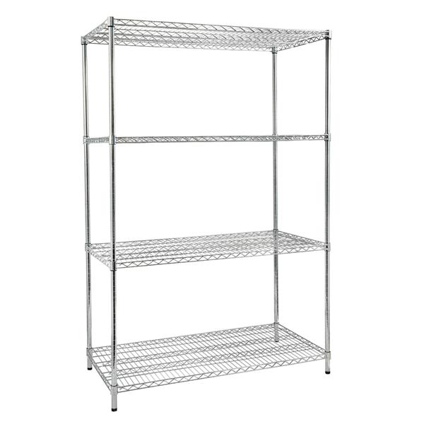 4-Shelf Wire Shelving Unit