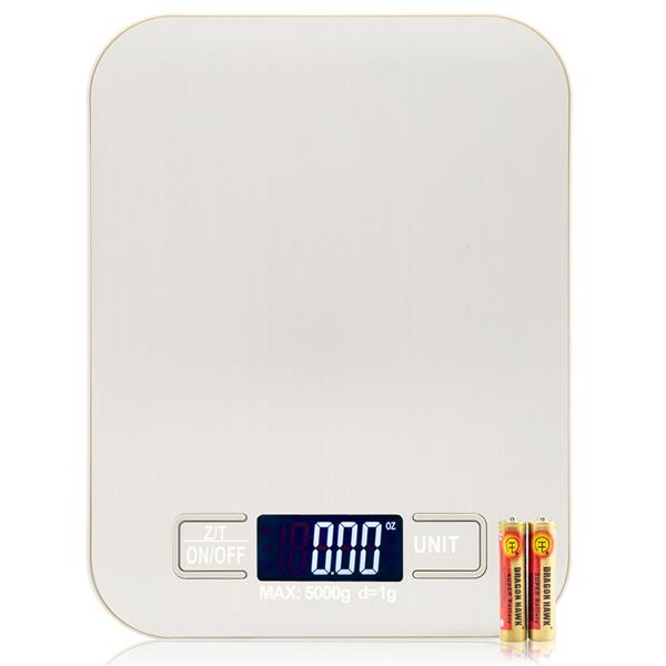 H318 5KG/1G Electronic Kitchen Scale White