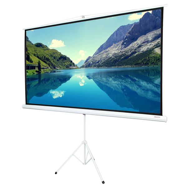 84 INCH 16:9 HD Portable Pull Up Projector Screen Home Theater   Stand Tripod