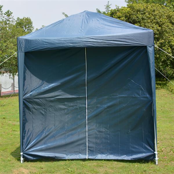 2 x 2m Two Doors & Two Windows Practical Waterproof Right-Angle Folding Tent Blue