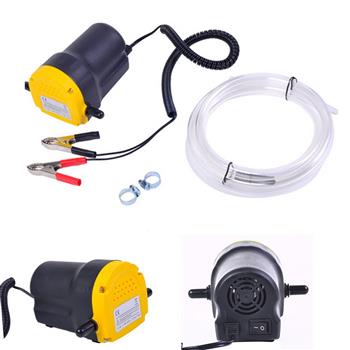Home Use Mini Type Electric Oil Liquid Transfer Pump Black & Yellow