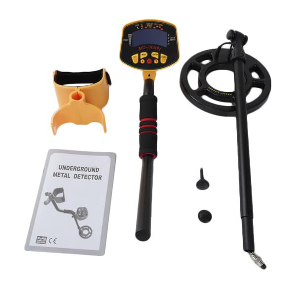 MD3010II Underground Metal Detector Gold Digger Yellow