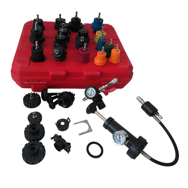 33Pcs Cooling System Radiator Pressure Tester Test Tool Kit