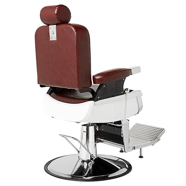 All Purpose Recline Hydraulic Barber Chair Heavy Duty Salon Spa Beauty Equipment Burgundy