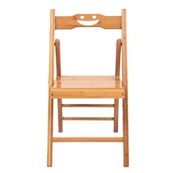 2 Pcs Smiley Folding Chair Burlywood