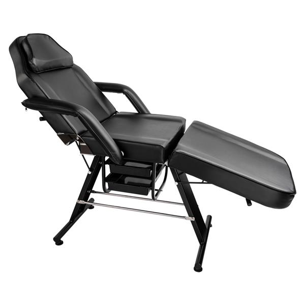 70" Adjustable Beauty Salon SPA Massage Tattoo Bed Equipment Black