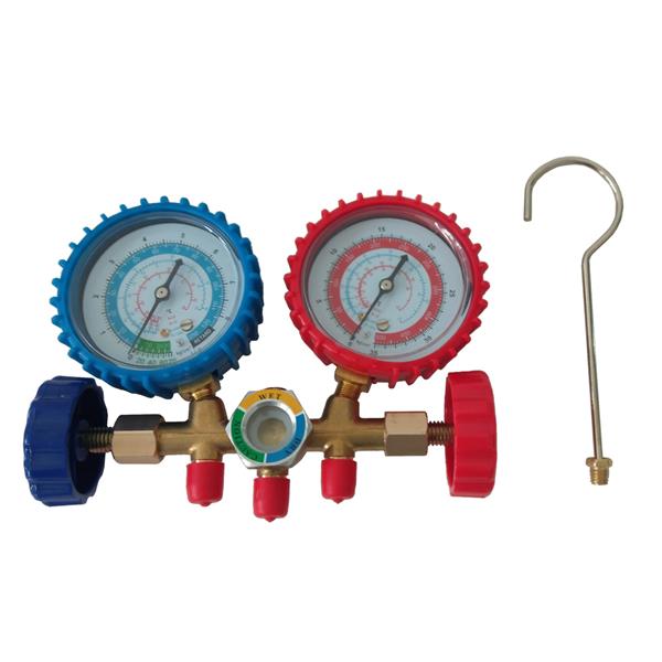 R12 R22 R134a R404A Manifold Gauge Set HVAC A/C Refrigeration Charging Service