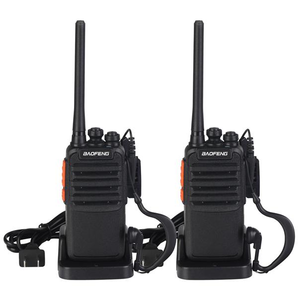 BF-C3 Single USB Cable Chargeable Handheld Walkie Talkie with 2800mAh Battery & Charger & Earphone