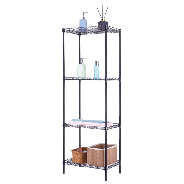 4-Tier Wire Shelving Unit Metal Storage Rack