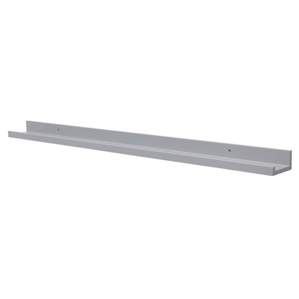46 Inches Floating Picture Display Ledge Wall Mount Shelf Denver Modern Design Gray