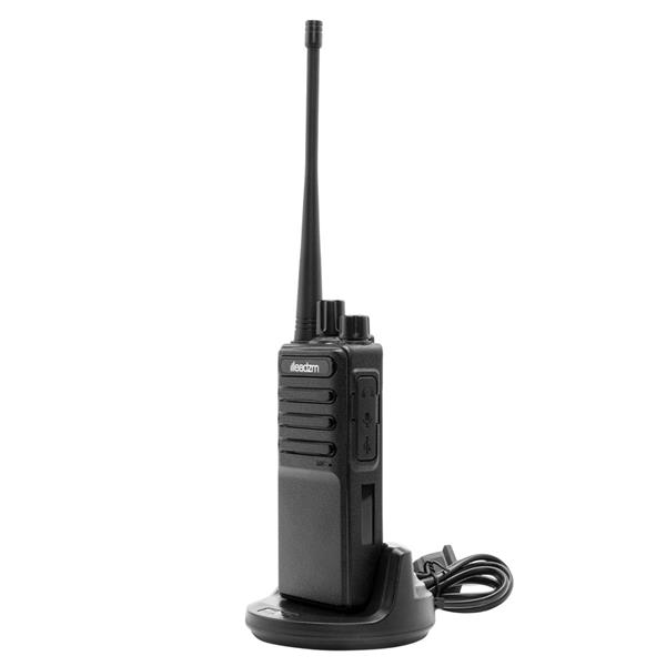 LE-C2 Single USB Cable Chargeable Handheld Walkie Talkie with 2800mAh Battery & Charger & Earphone
