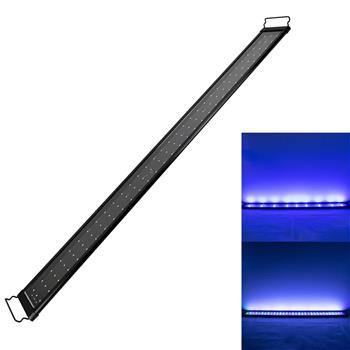 24W 96LED Full Spectrum Sea Coral Lamp (Suitable For 47.2-55.1inch Long Aquarium) 47.2inch Black US Standard ZC001225