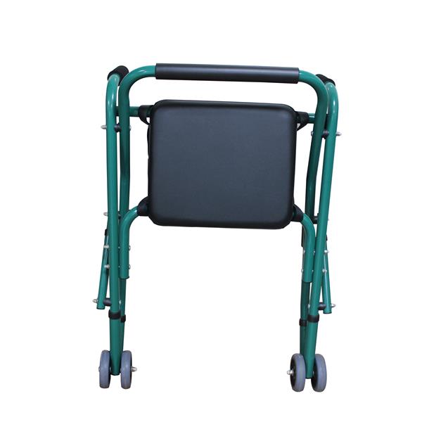 With Seat Iron Pipe Walker 4201 Green