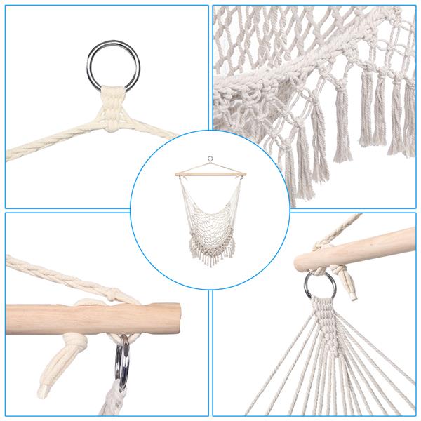 Rope Sling With Tassel Beige